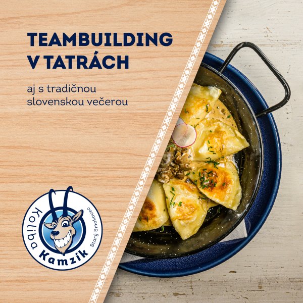 Teambuilding s tradičnou slovenskou večerou